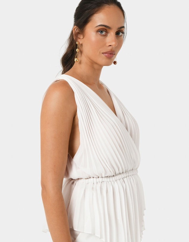 Forcast - Arina Pleated Top