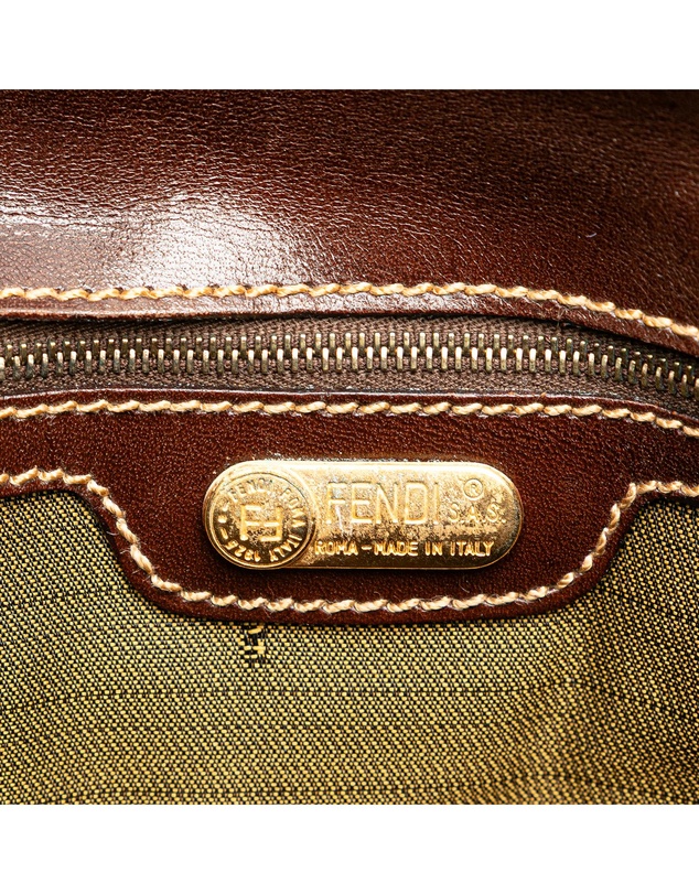 Pre-Loved by Azura Reborn - Pre-Loved fendi FF Logo Canvas Shoulder Bag