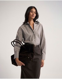 Oxford - Hailey Striped Euro Fabric Shirt