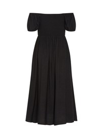 City Chic - Plus size Abbigail Split Maxi Dress - black