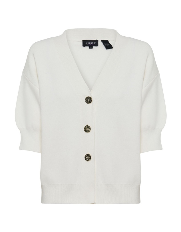 Oxford - Monica Puffer Sleeve Cardigan