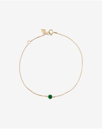 Michael Hill - Bracelet with Emerald in 10kt Yellow Gold