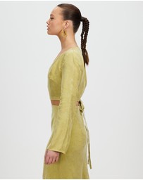Third Form - Paisley Wrap Blouse