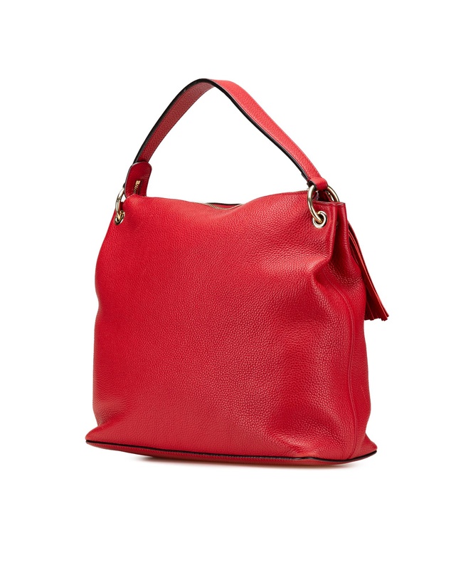 Pre-Loved by Azura Reborn - Pre-Loved Large Pebbled Calfskin Soho Convertible Hobo