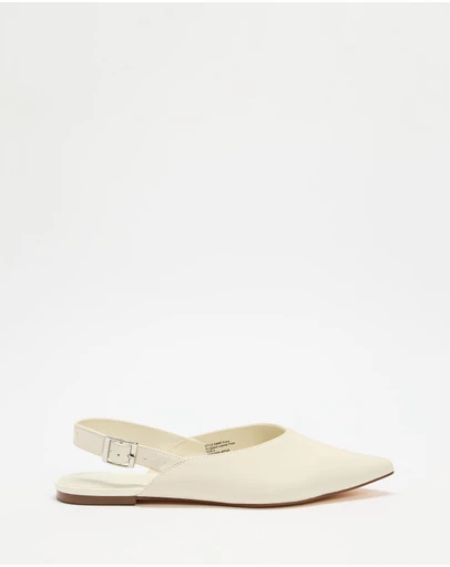 Atmos&Here - Kiera Slingback Leather Flats