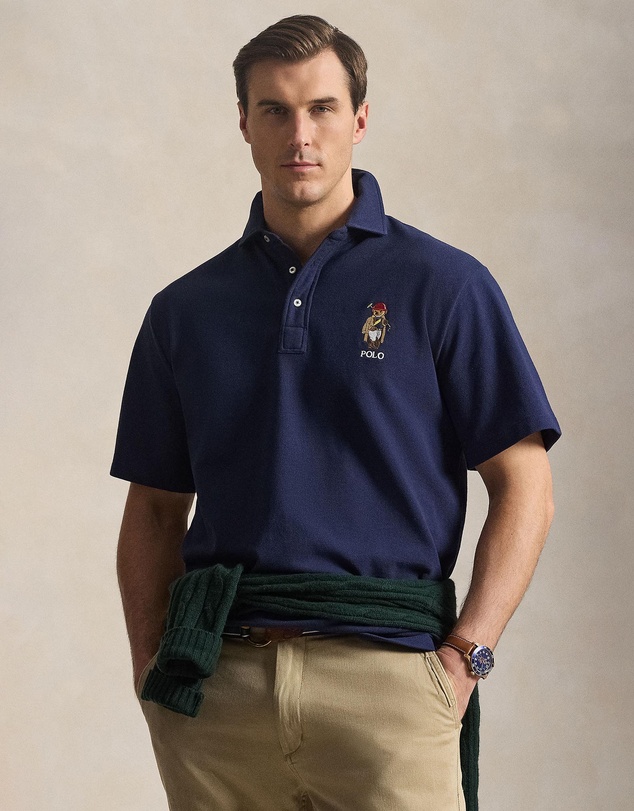 Polo Ralph Lauren - ICONIC EXCLUSIVE - Big & Tall Polo Bear Mesh Polo Shirt