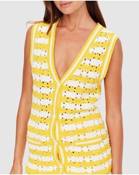 The Upside - Goldie Watson Crochet Vest