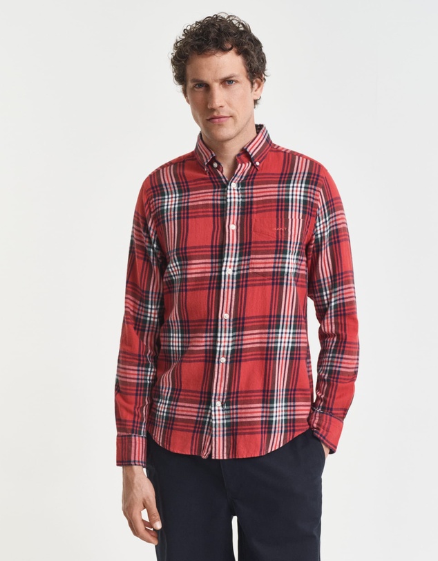 Gant - Regular Fit Windblown Flannel Check Shirt