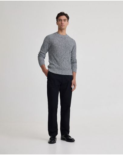 Navy / Ecru