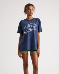 Upstate - Thrive Tee - Night Sky Snow Star