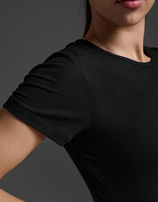 2XU - Fluid Ribbed Crop Tee