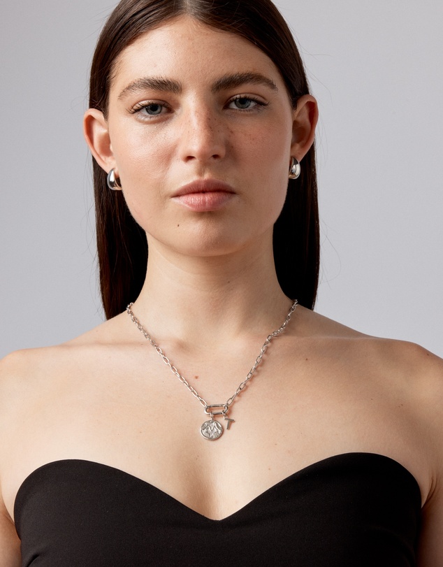 Michael Hill - Diamond Accent Gemini Zodiac Pendant in Sterling Silver