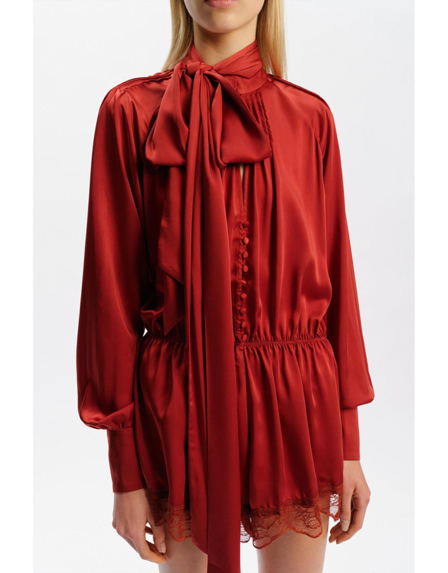 Bardot - Petra Long Sleeve Playsuit