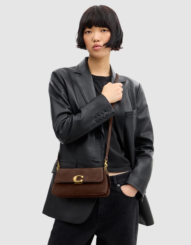 Coach - Suede Jet Shoulder Bag