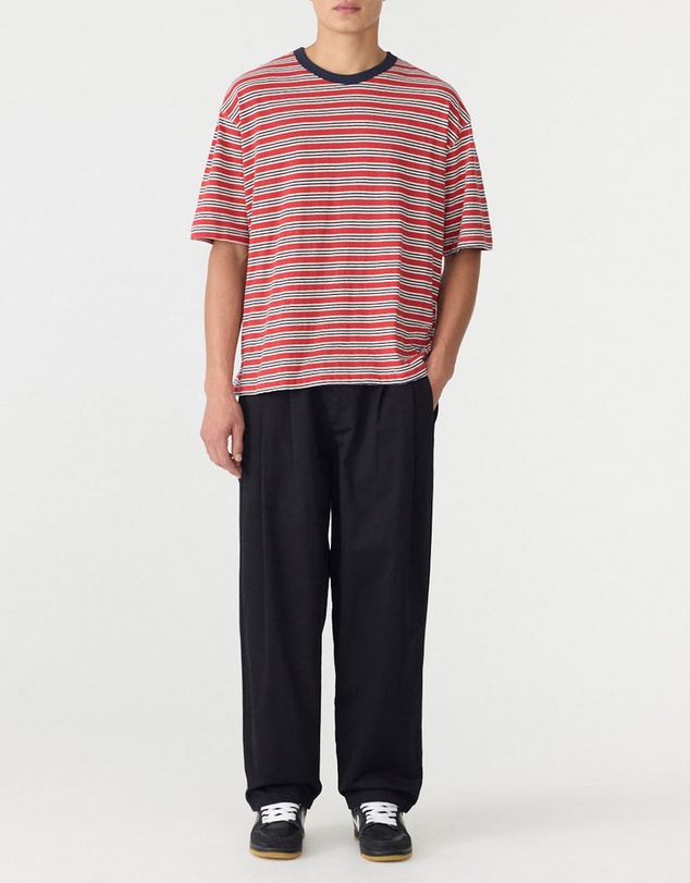 Bassike - Stripe Boxy T-Shirt