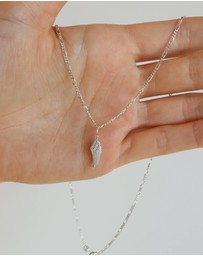 Luna Rae - Sterling Silver - Angel Wing Necklace