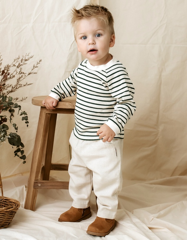 Designer Kidz - Jack Rib Stripe Top