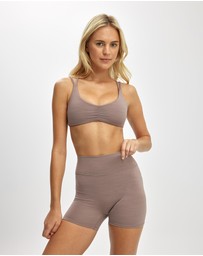 Cotton On Body Active - Ultra Soft Scrunch Front Strappy Crop