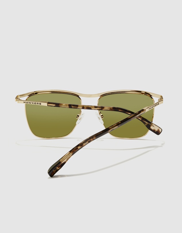 Hawkers Co - HAWKERS - Gold Juniper Green CALI Sunglasses for Men and Women UV400