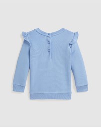 Polo Ralph Lauren - Polo Bear Ruffled Fleece Sweatshirt - Babies