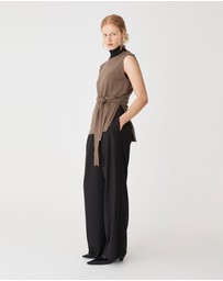 Forcast - Nora Sleeveless Tie Waist Knit