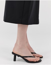 St. Agni - Woven Thong Heels