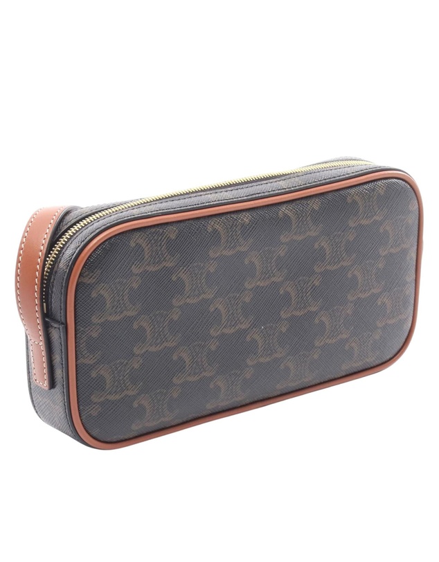 Pre-Loved by Azura Reborn - Pre-Loved Mini Triomphe Cuir Coated Canvas Camera Bag
