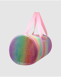 Pink Poppy - Unicorn Dreamer Quilted Rainbow Duffle Bag