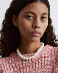 & Other Stories - Short Sphere Bead Necklace
