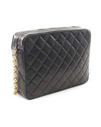Pre-Loved by Azura Reborn - Pre-Loved CC Quilted Lambskin Tassel Flap Camera Bag