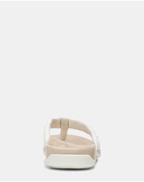 Vionic - Layne Toe Post Sandal - Cream Woven