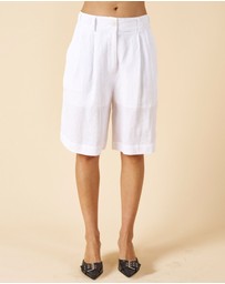 CAMIXA - Bermuda Linen Shorts Jorts