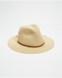 Brixton - Wesley Straw Packable Fedora