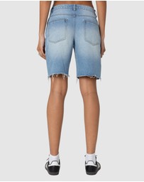 EDIKTED - Riptide Denim Bermuda Shorts