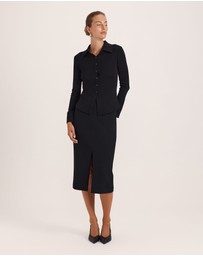 SABA - Coco Wool Long Sleeve Cardigan