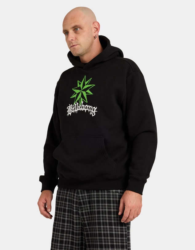 Billabong - Mens Creed Neon Star Pullover Hoodie