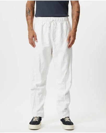 Surrounded By Ghosts - The Vanadium Linen Canvas Drawstring Pants
