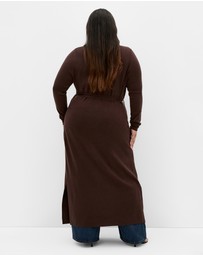 City Chic - Goldie Longline Knit Cardigan