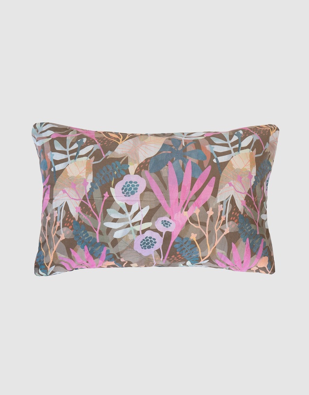 Bambury - Hana Botanical Printed Cotton Quilt Cover Set - Reversible