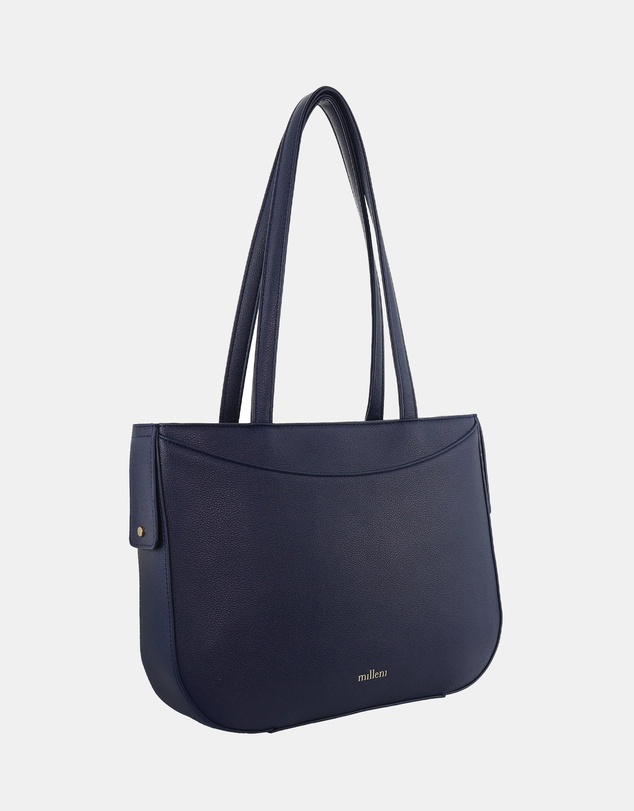 Milleni - Milleni Ladies Vegan Leather Fashion Shoulder Tote Bag