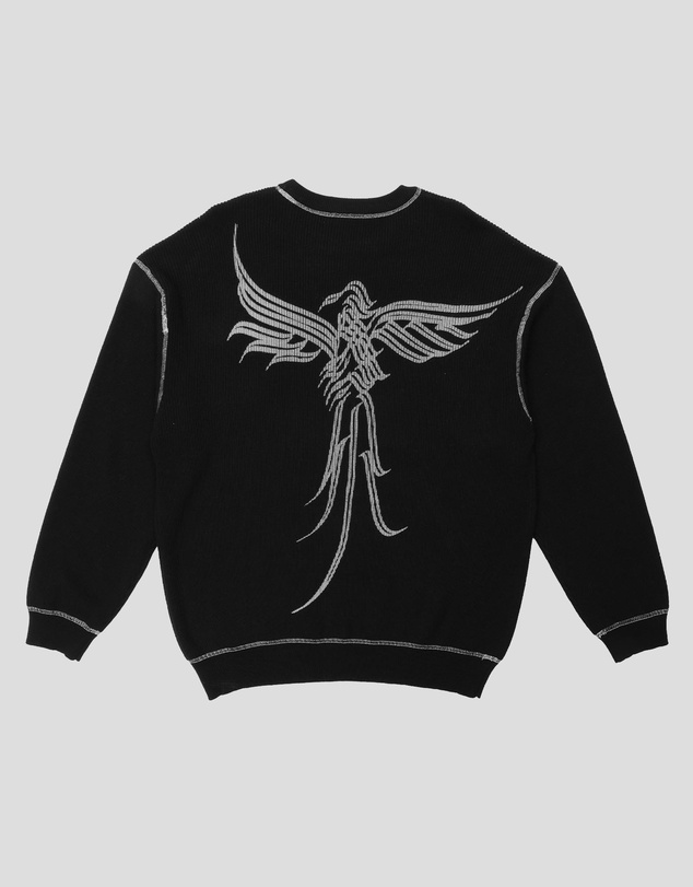 PASS~PORT - Calligraphy Knit Sweater