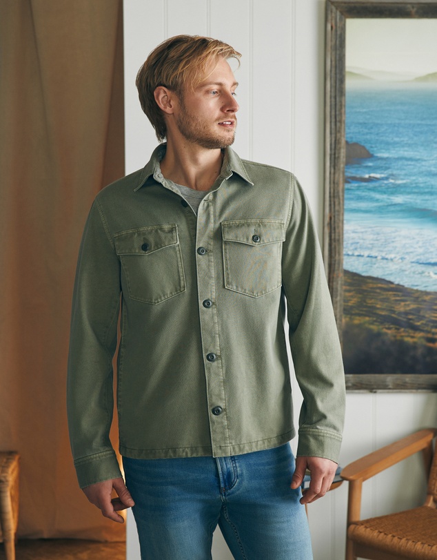 Faherty - Jersey Shirt Jacket