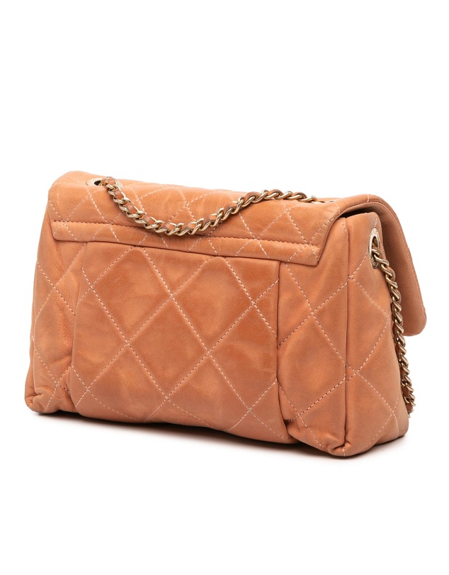 Pre-Loved by Azura Reborn - Pre-Loved Small Aged Calfskin Chic Quilt Flap