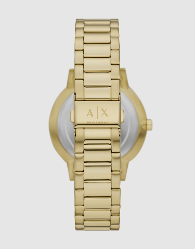 Armani Exchange - Armani Exchange Gold Watch AX7144SET