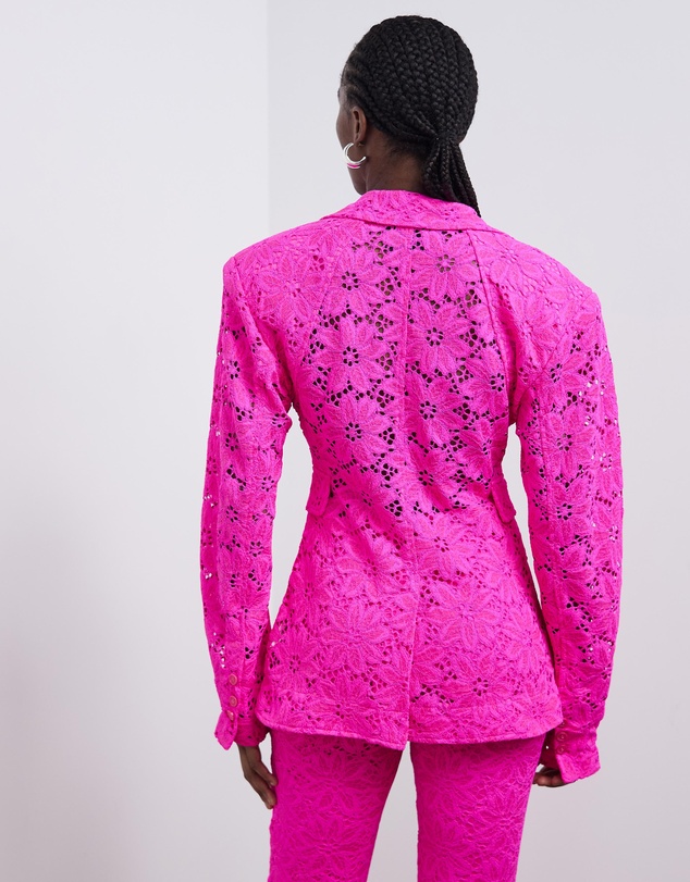 ROTATE - Lace Figure Fitted Blazer