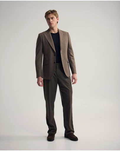 Oxford - Blake Wool Blend Peak Lapel Blazer