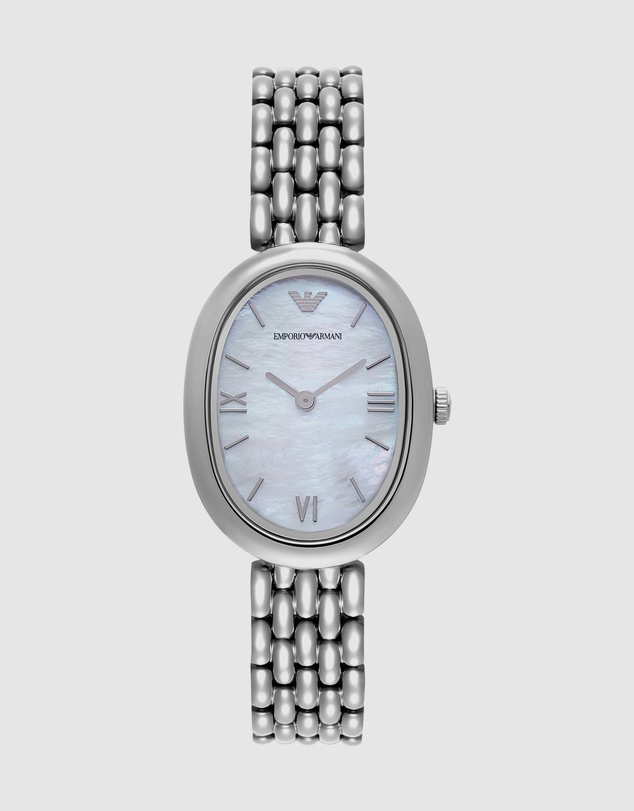 Emporio Armani - Silver Tone Analogue Watch