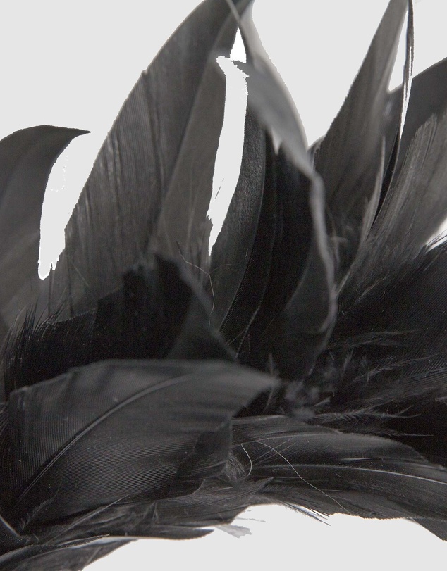 Max Alexander - Modern Black Racing Fascinator