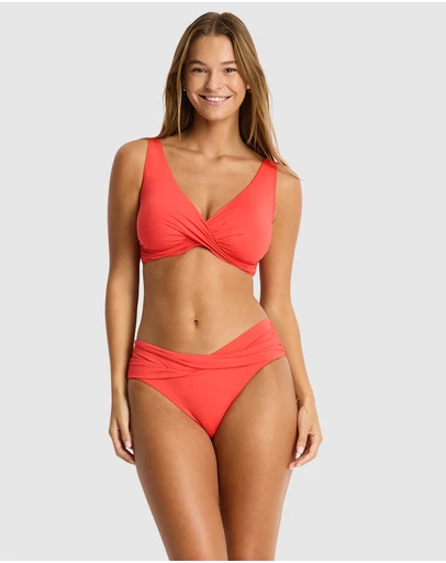 Sea Level Australia - Essentials Edit Cross Front Tie Back Bra Top