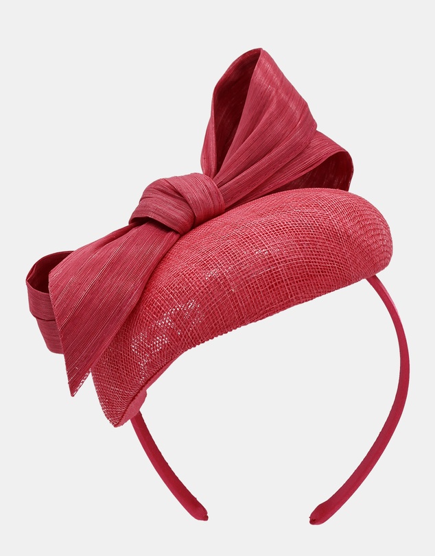 Morgan & Taylor - Rosie Fascinator in Hot Pink